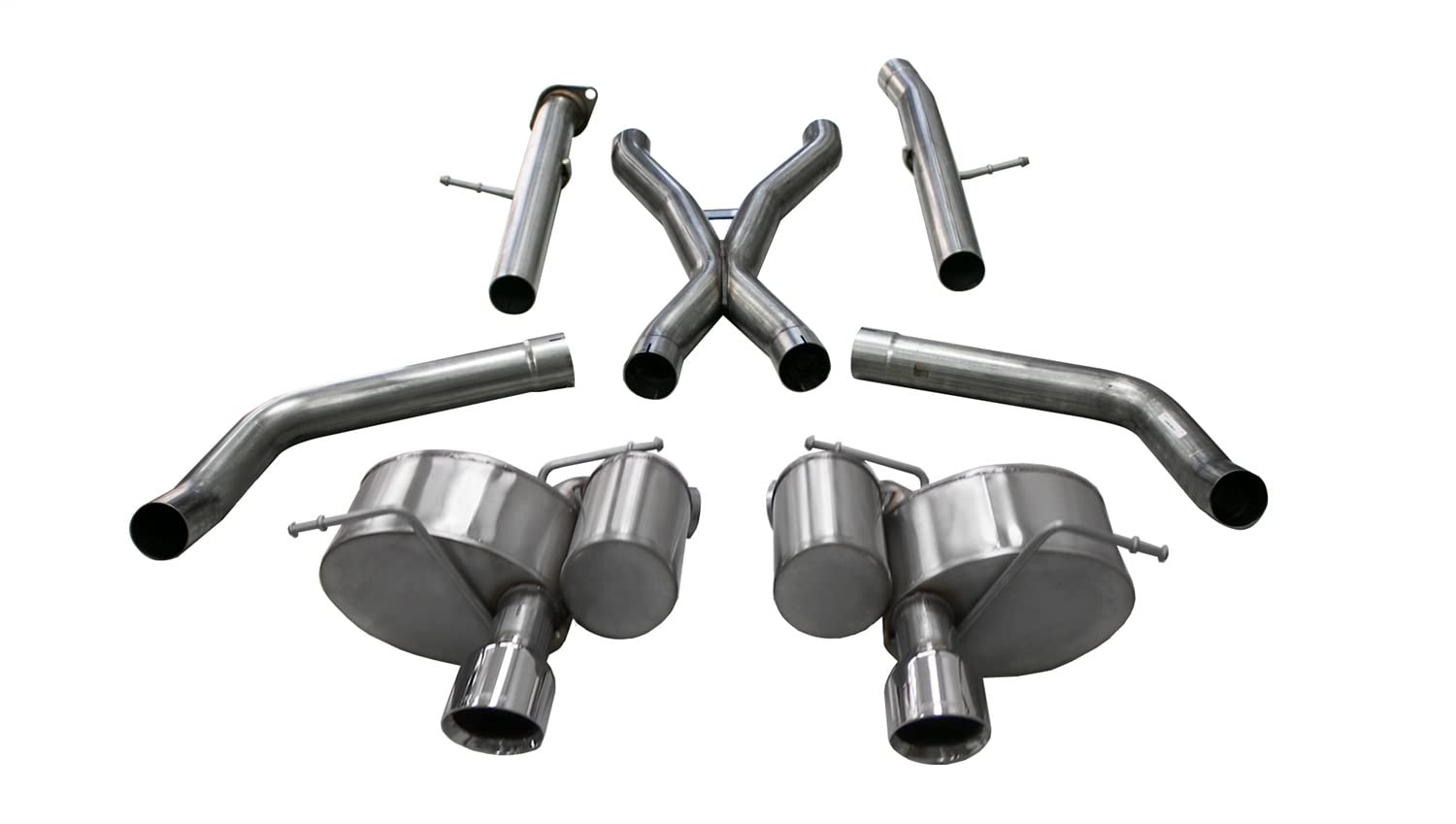 Corsa Dual 2.75in Rear Xtreme Cat-Back Exhaust For 12-20 Jeep Grand Cherokee SRT - 21058