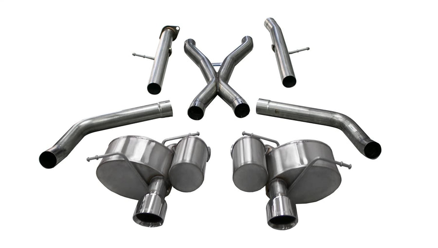 Corsa Dual 2.75in Rear Xtreme Cat-Back Exhaust For 12-20 Jeep Grand Cherokee SRT - 21058