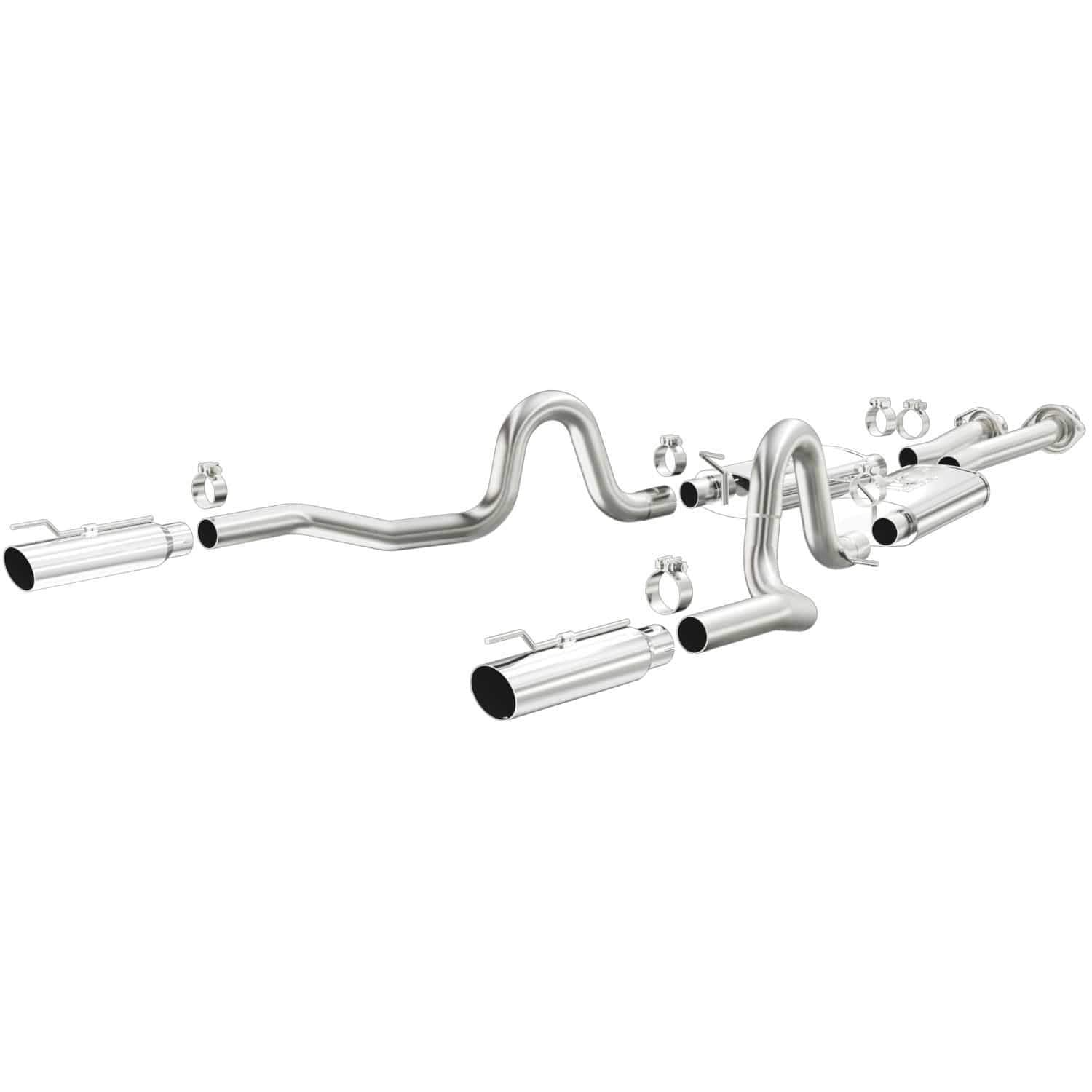 MagnaFlow Exhaust Performance System 15671: Cat-Back, Street Series, Compatible with 1999-2004 Ford Mustang