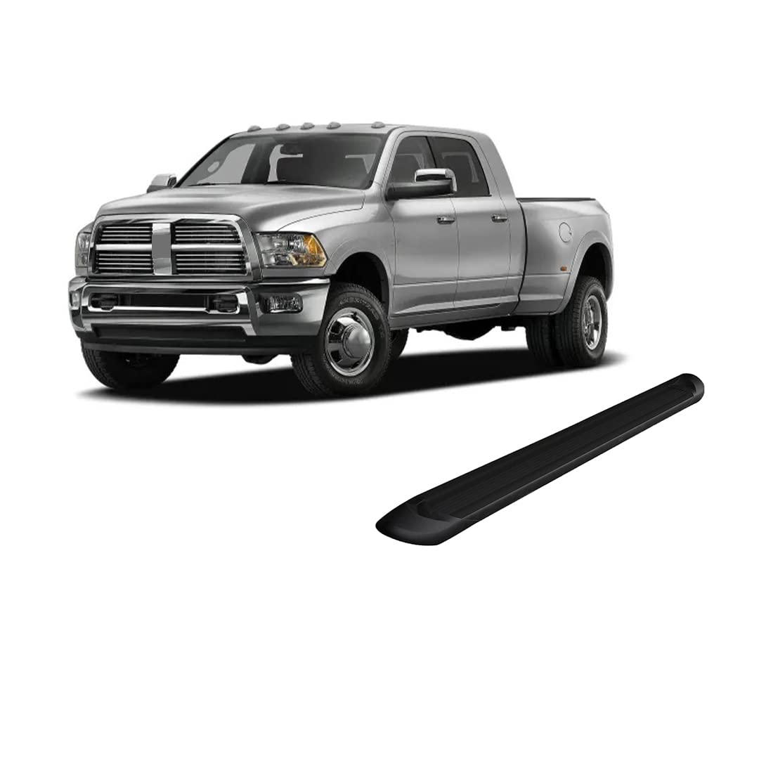Transporter Running Boards Black Horse Mega Cab Compatible with 2010 Dodge Ram 2500/3500|11-24 Ram 2500/3500 (Excl. Chassis Cab Diesel Models)-TR-R191
