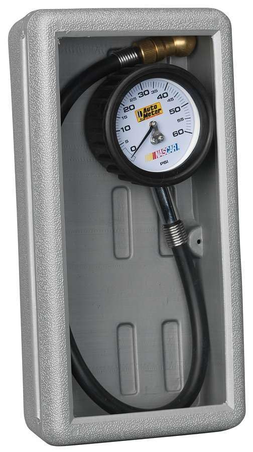 Tire Pressure Gauge Auto Meter 2160, White