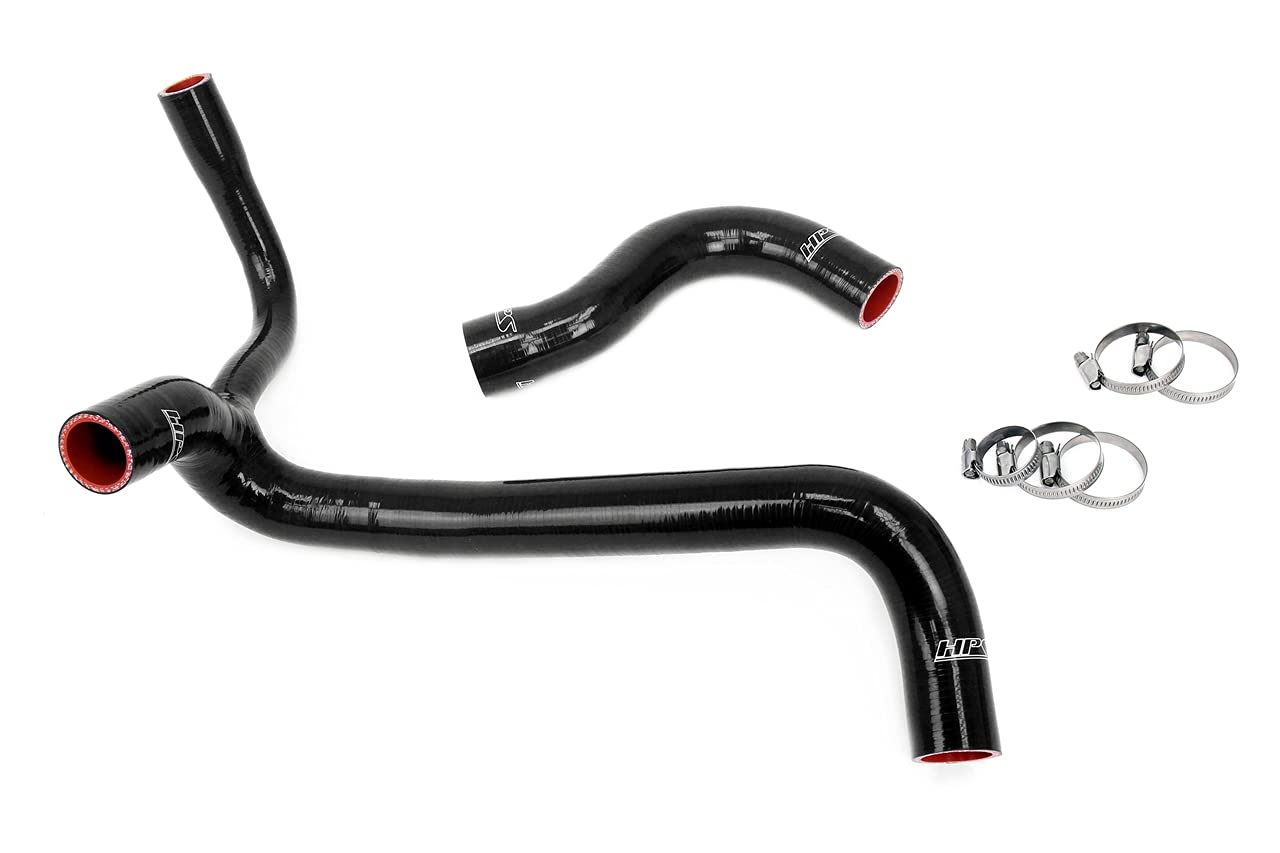 3-ply HPS Black Reinforced Silicone Radiator Coolant Hose Kit 57-2041-BLK
