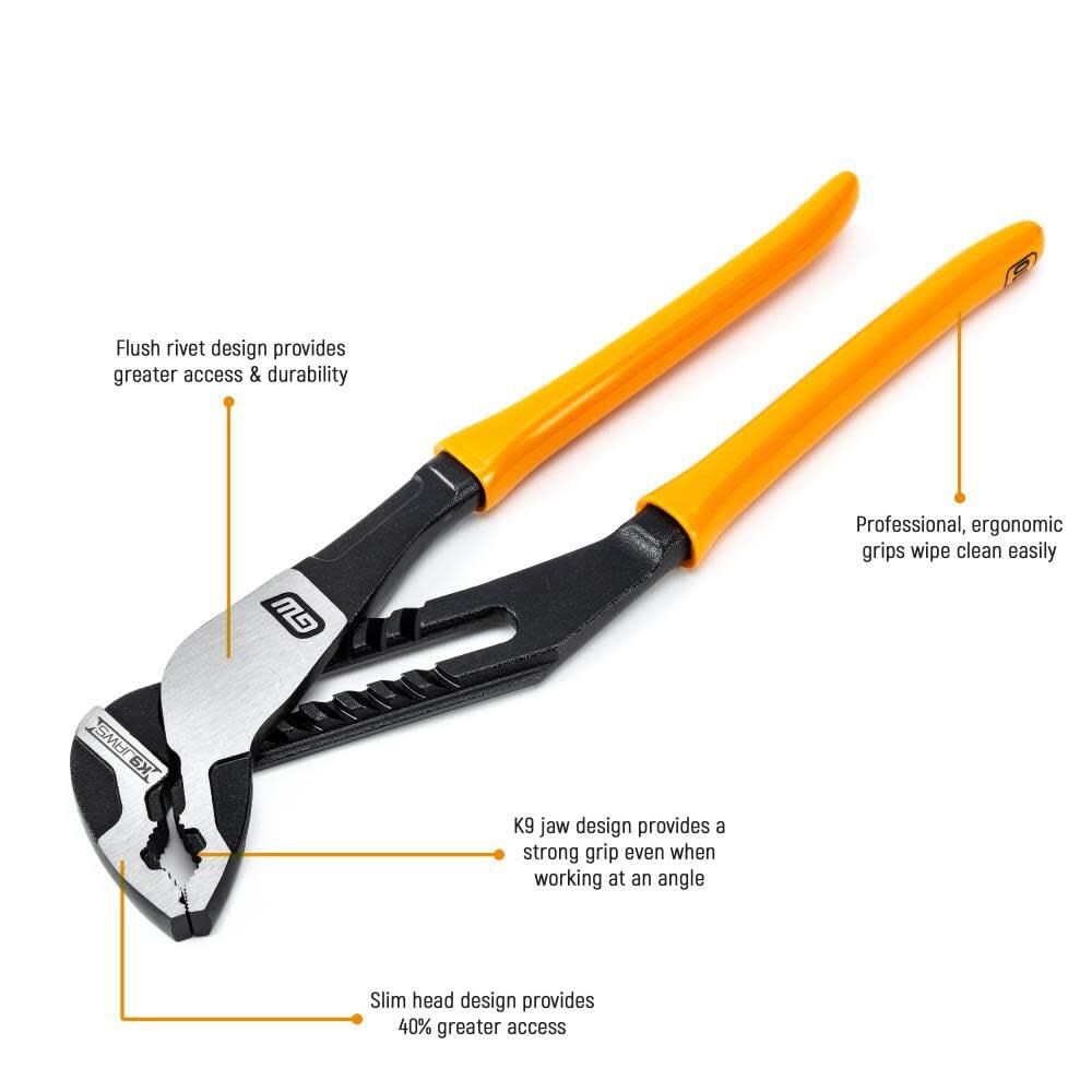 4 Piece GEARWRENCH Dipped Mixed Material Plier Set - 82203-06