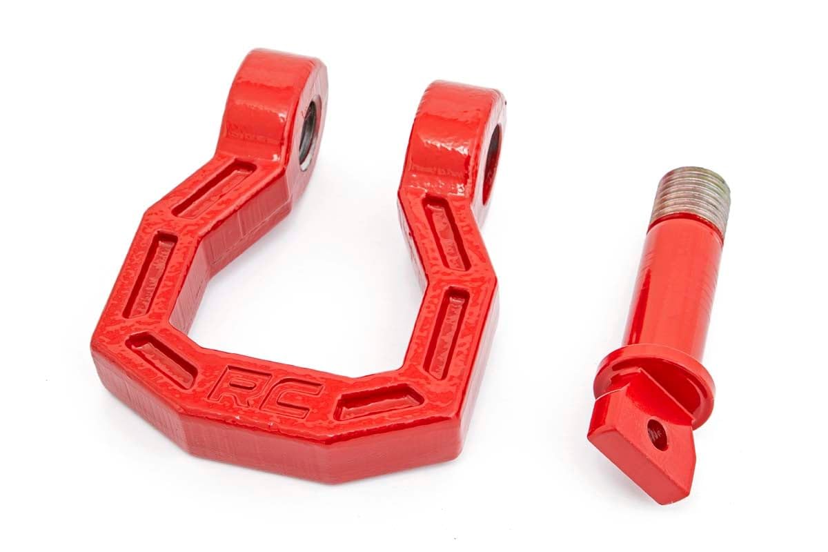 Forged Steel Rough Country D-Ring Shackle Set | Pair - RS119