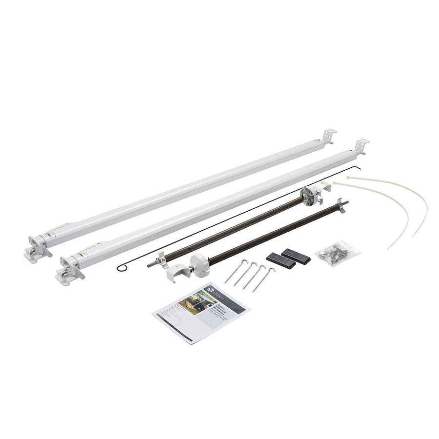 Solera Classic 68"-81" Standard White Universal RV Awning Arms and Hardware Kit, Compatible with Dometic and Carefree Awnings - 434718