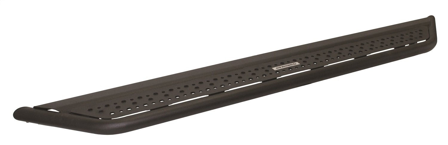 Go Rhino Dominator Xtreme D6 Sidestep & Brackets | Textured Black, Mild Steel | D64052T | Fits 2014-2018 Chevrolet/GMC Silverado/Sierra 1500 Crew Cab & Other Trucks (See Description)