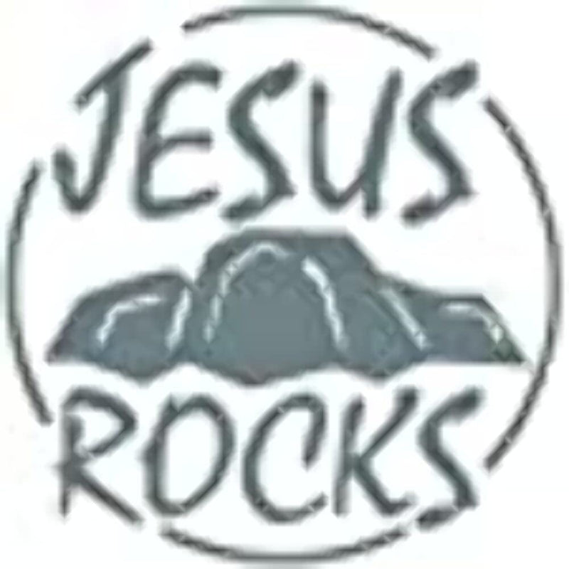 Skyjacker 6" Jesus Rocks Silver Decal