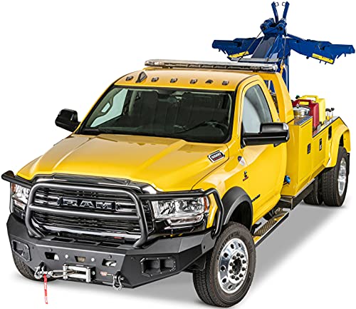 Ascent HD WARN 107002 Front Bumper with Full Grille Guard, Fits: Dodge Ram 2500/3500/4500/5500 (2020-2021)