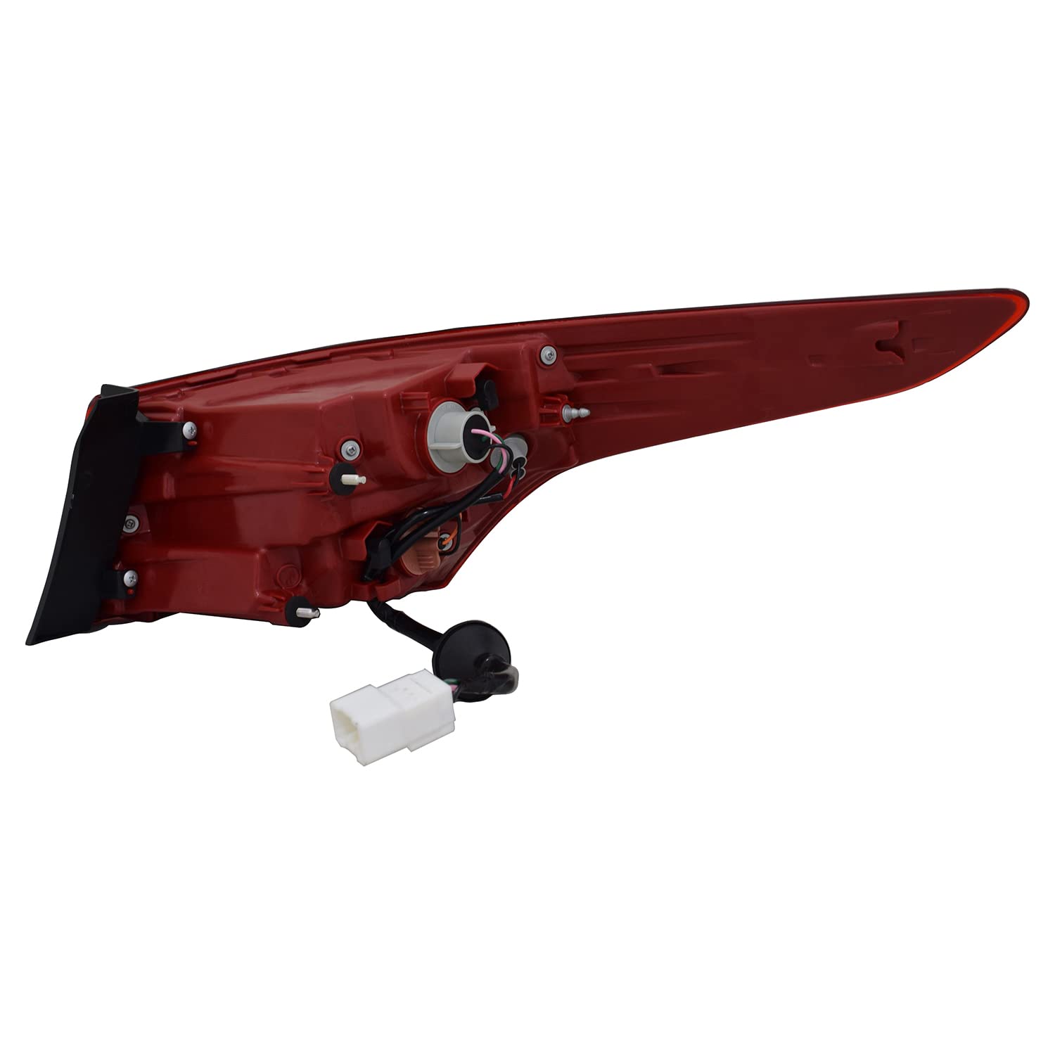 Left TYC Tail Light Assembly Compatible with 2018-2021 Hyundai Accent