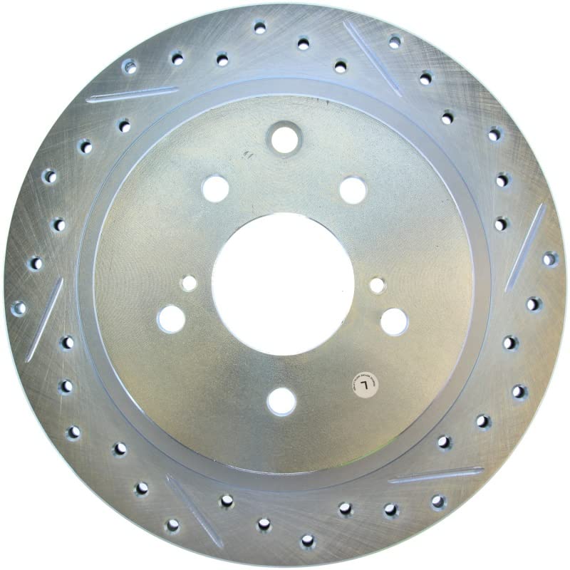 Left Stoptech 227.42047L Select Sport Drilled & Slotted Rotor