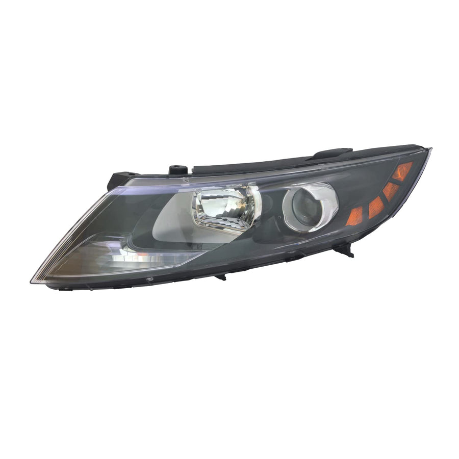 Left TYC Headlight Assembly Compatible with 2012-2013 Kia Optima