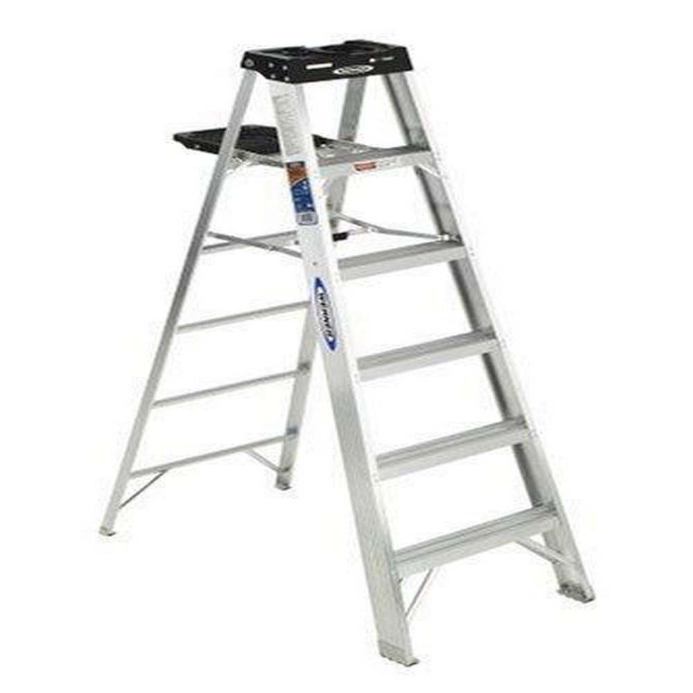 6 Feet Werner 376 Ladder, Black