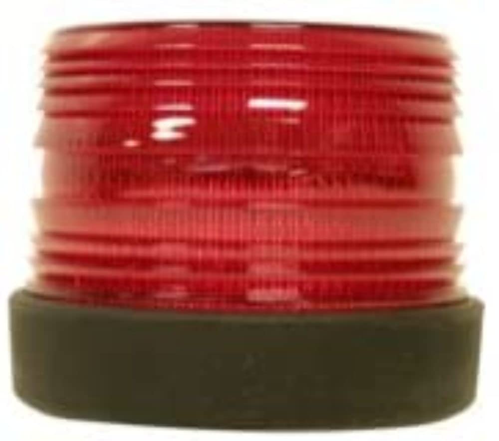 769-1R Peterson Strobe Light, 4-Joule Beacon, Round, Double Flash 5.75"X4.50" Mv