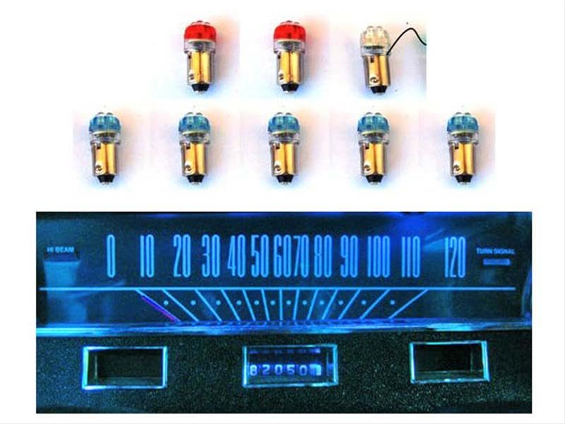 Dash Gauge Led Scott Drake - 64.5-66 (SD-6456-GA-BL)