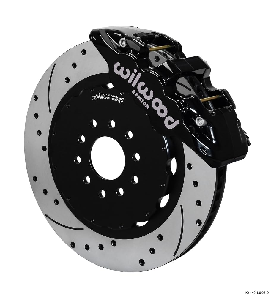 AERO6 Wilwood Front Hat Kit 15.00 Drilled 97-04 Corvette C5/Z06 05-13 C6