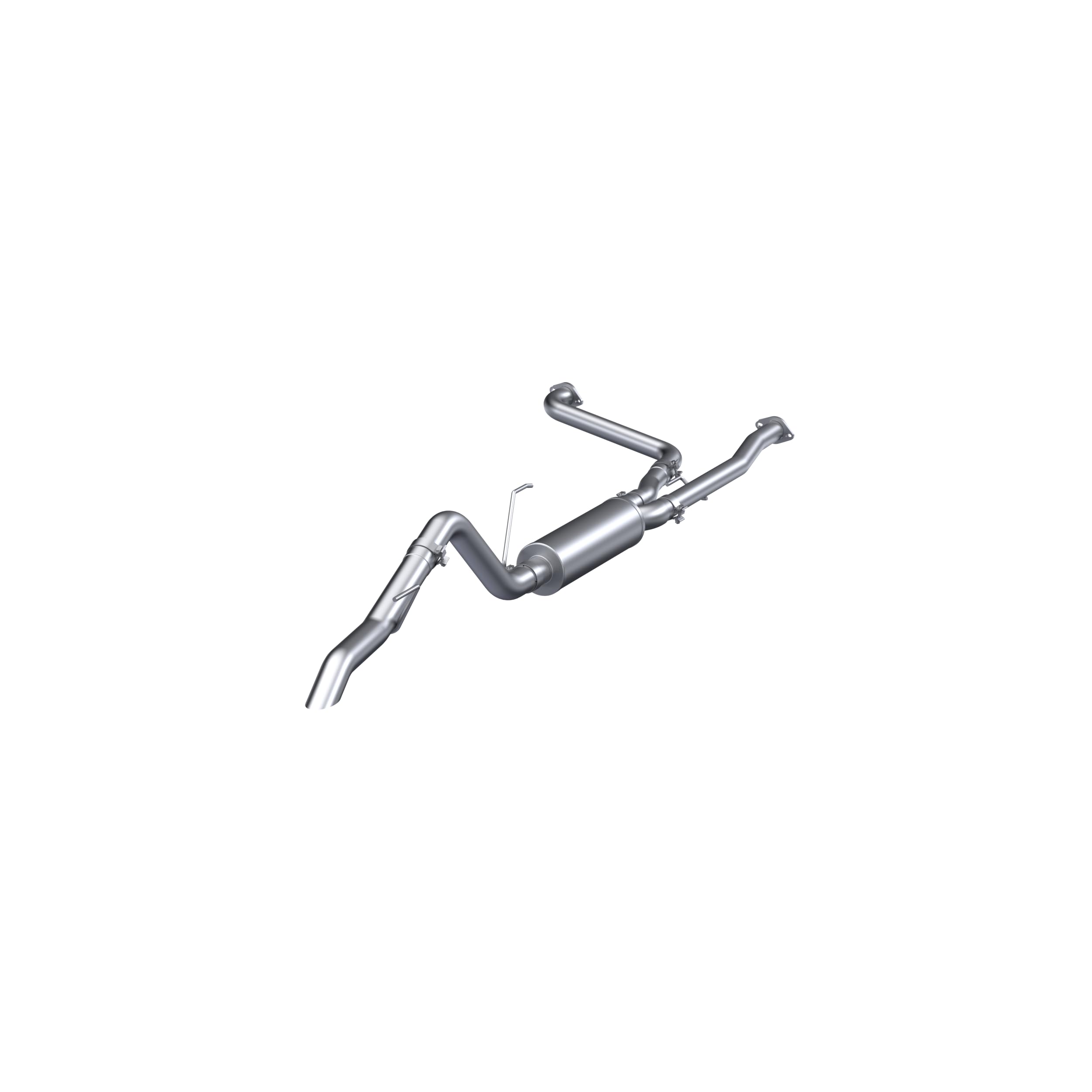MBRP 3in Tip 3in Cat Back Turndown Exit Street Profile - T304 22-23 Nissan Frontier 3.8L
