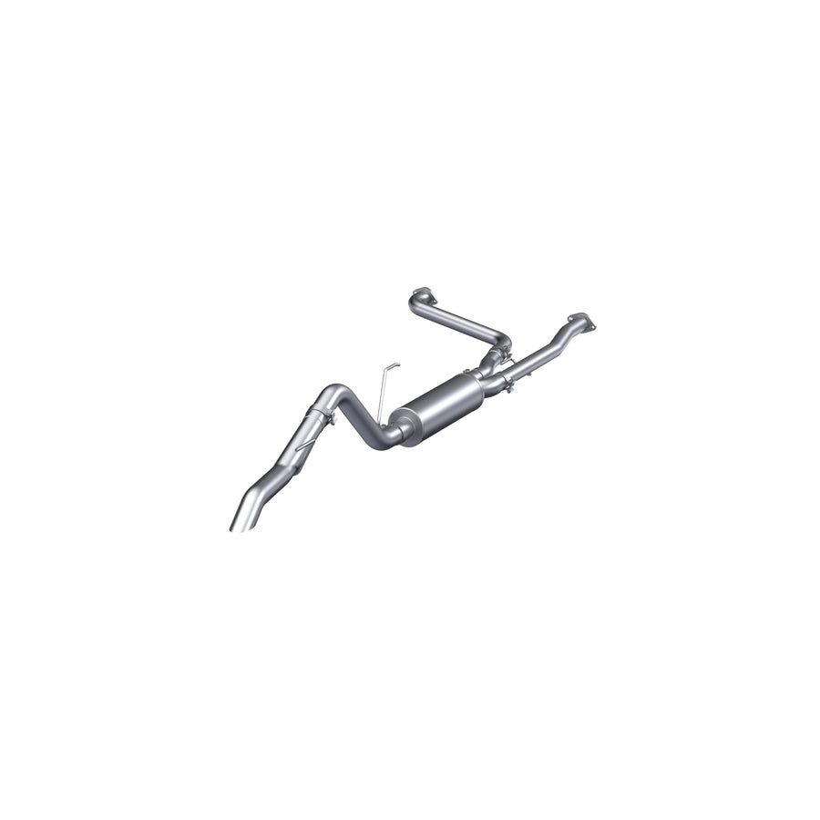 MBRP 3in Tip 3in Cat Back Turndown Exit Street Profile - T304 22-23 Nissan Frontier 3.8L