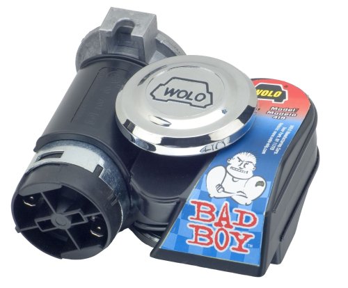 Bad Boy Wolo (419) Air Horn - 12 Volt , Black