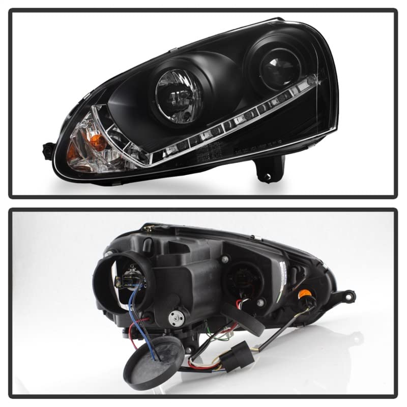 Auto Spyder 5017505 Projector Style Headlights Black/Clear