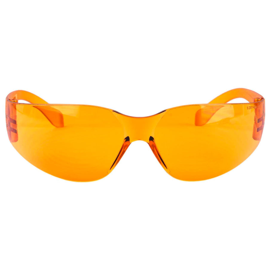 Walker's Clearview Unisex Sport Shooting Glasses | Impact-Resistant Lightweight Wrap-Around UV Protection Hunting Range Shooting Sports Ballistic Eyewear - Amber