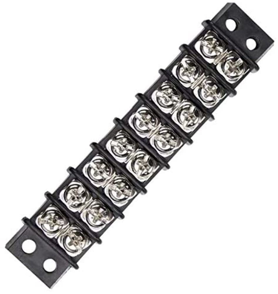 Barrier Strip Install Bay No.8 Spade 12-22 Ga - 8 Position - 10 Pack