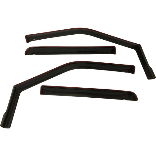 Westin Channel Wind Deflector 72-37407 4pc fits 2015-2025 F-150 SuperCrew Cab 2017-2025 F-250 F-350 F-450 F-550 Super Duty Crew Cab