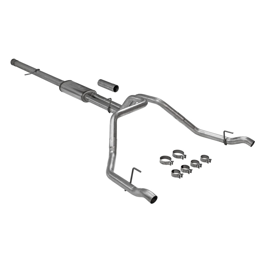 Flowmaster FlowFX 717890 Cat-Back Exhaust Kit 3.5 Inch Dual 2.5 Inch Tailpipes 409 Stainless Steel Compatible with 2019-2023 Chevy Silverado GMC Sierra 1500 6.2L 2/4WD and all Wheelbases