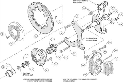 Red FDLI Front Kit,12.19"