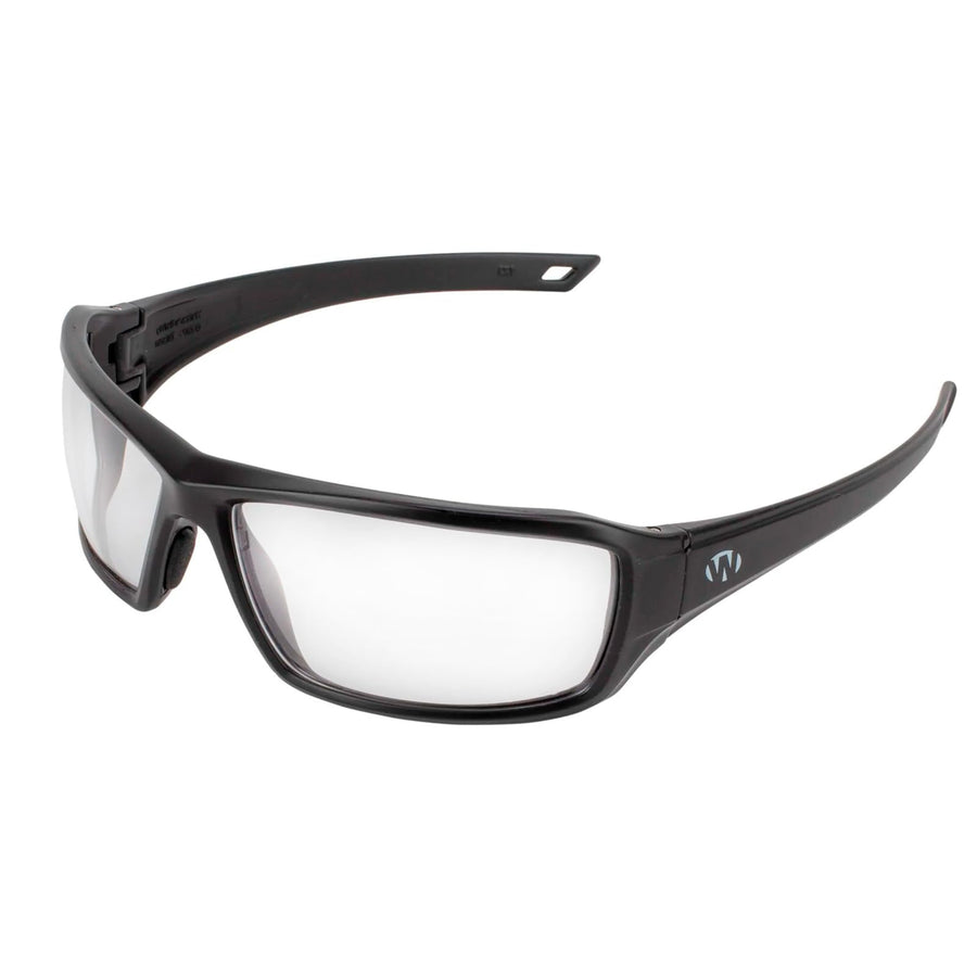 Walker's Full Frame IKON Forge Shooting Glasses | Impact-Resistant Non-Slip Frame Hunting Shooting Eyesight Protection Glasses, Microfiber Lens Cloth & Carry Case Included, Clear