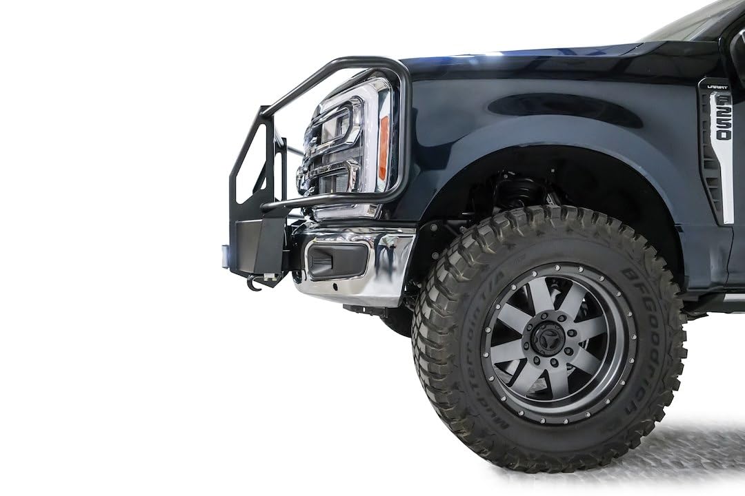Fab Fours Winch Mount FS23-N5970-1 fits 23-23 Ford F-250 Super Duty - w/Full Grill Guard - Matte Black