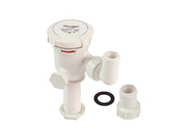 Tsunami Mk2 Aerator Pump Attwood 5660-4 T1200, 12V, 1200 GPH, Thru-Hull Straight with Fittings (Elbow & Straight), Direct Replacement for Attwood 4660-7