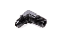 90 Degree Adapter - Black Fragola -4AN x 1/4 NPT