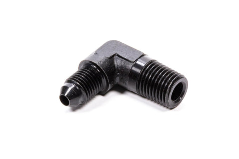 90 Degree Adapter - Black Fragola -4AN x 1/4 NPT