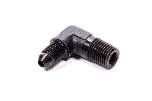 90 Degree Adapter - Black Fragola -4AN x 1/4 NPT
