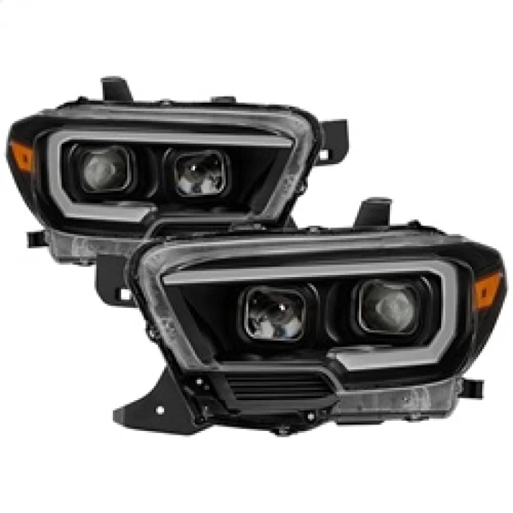 Spyder Projector Headlight Xtune PRO-JH-TTA16-LBDRL-BK, 1 Pack