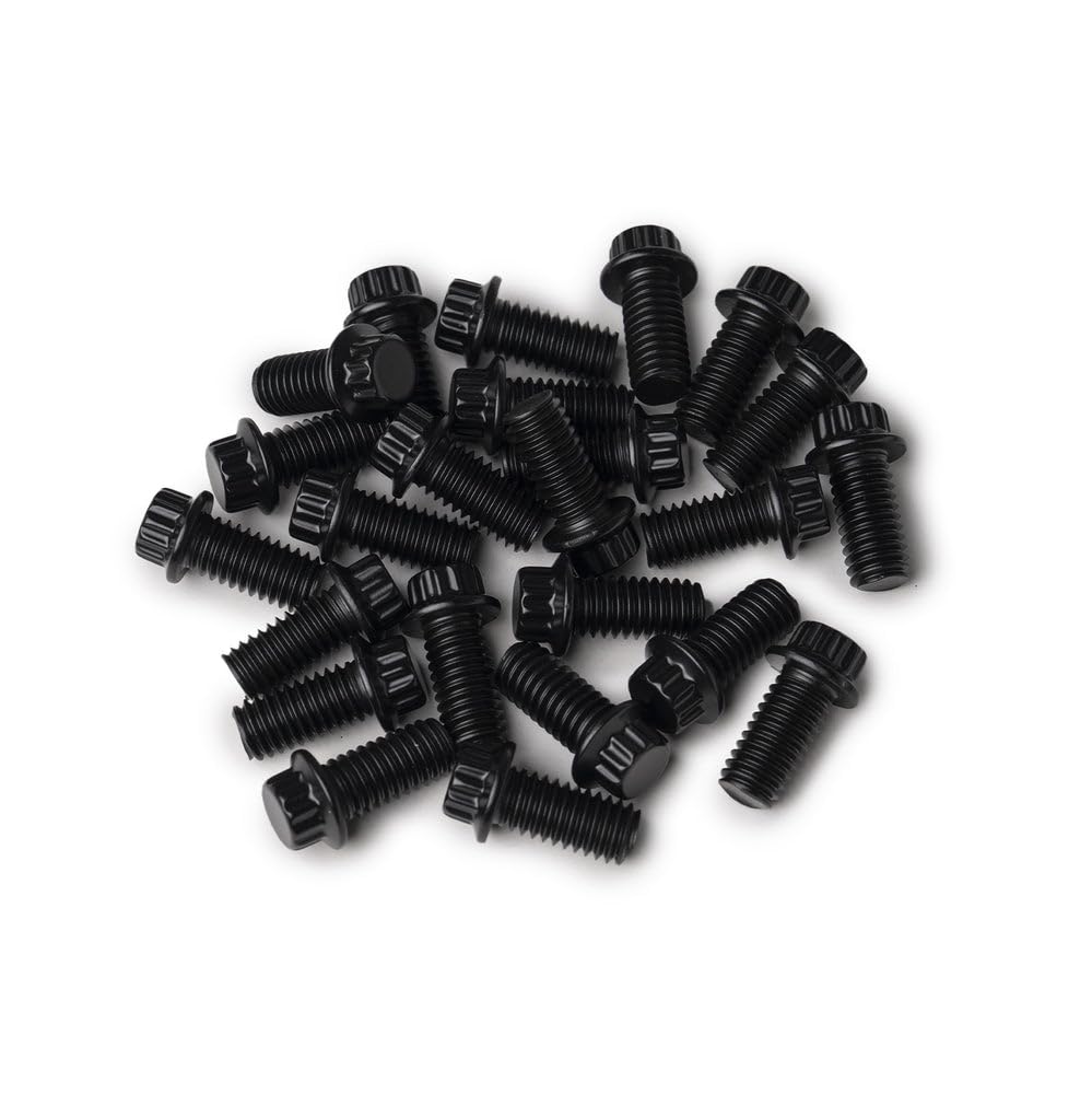 Lip Bolt Method Race Wheels - Black, 12 Point, 3/8-16x0.59, Individual