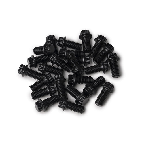 Lip Bolt Method Race Wheels - Black, 12 Point, 3/8-16x0.59, Individual