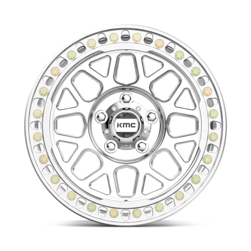KMC Wheels Crawl Grenade Beadlock MACHINED Wheel with Aluminum (17 x 9. inches /5 x 0 mm, -38 mm Offset)