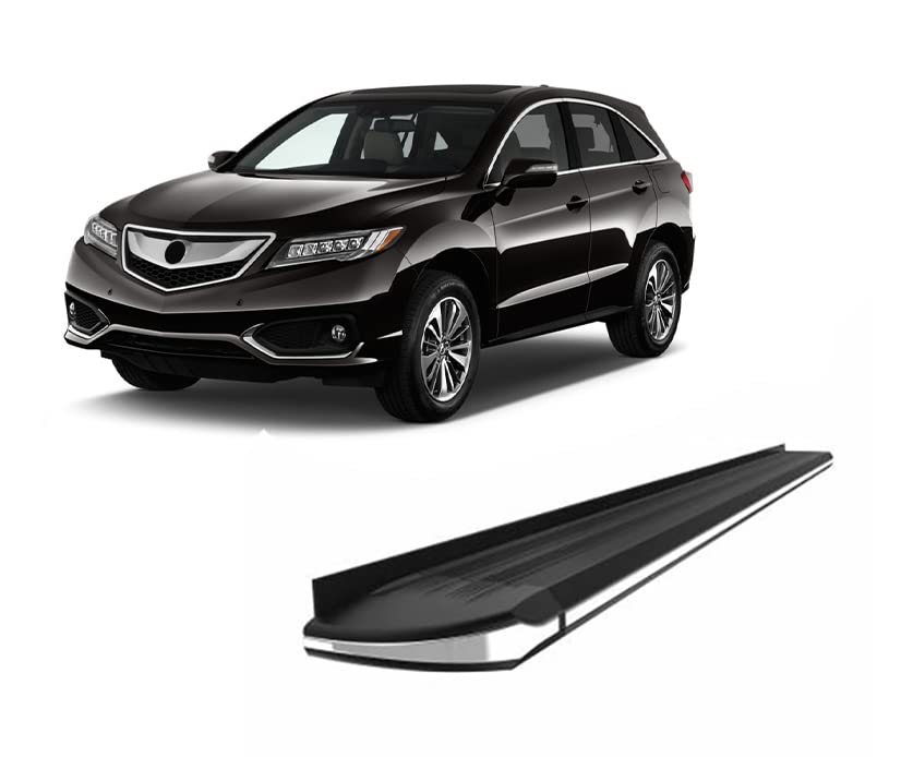 Exceed Black Horse Running Boards Compatible with 2007-2013 Acura MDX|2009-2015 Honda Pilot-EX-HOPI09