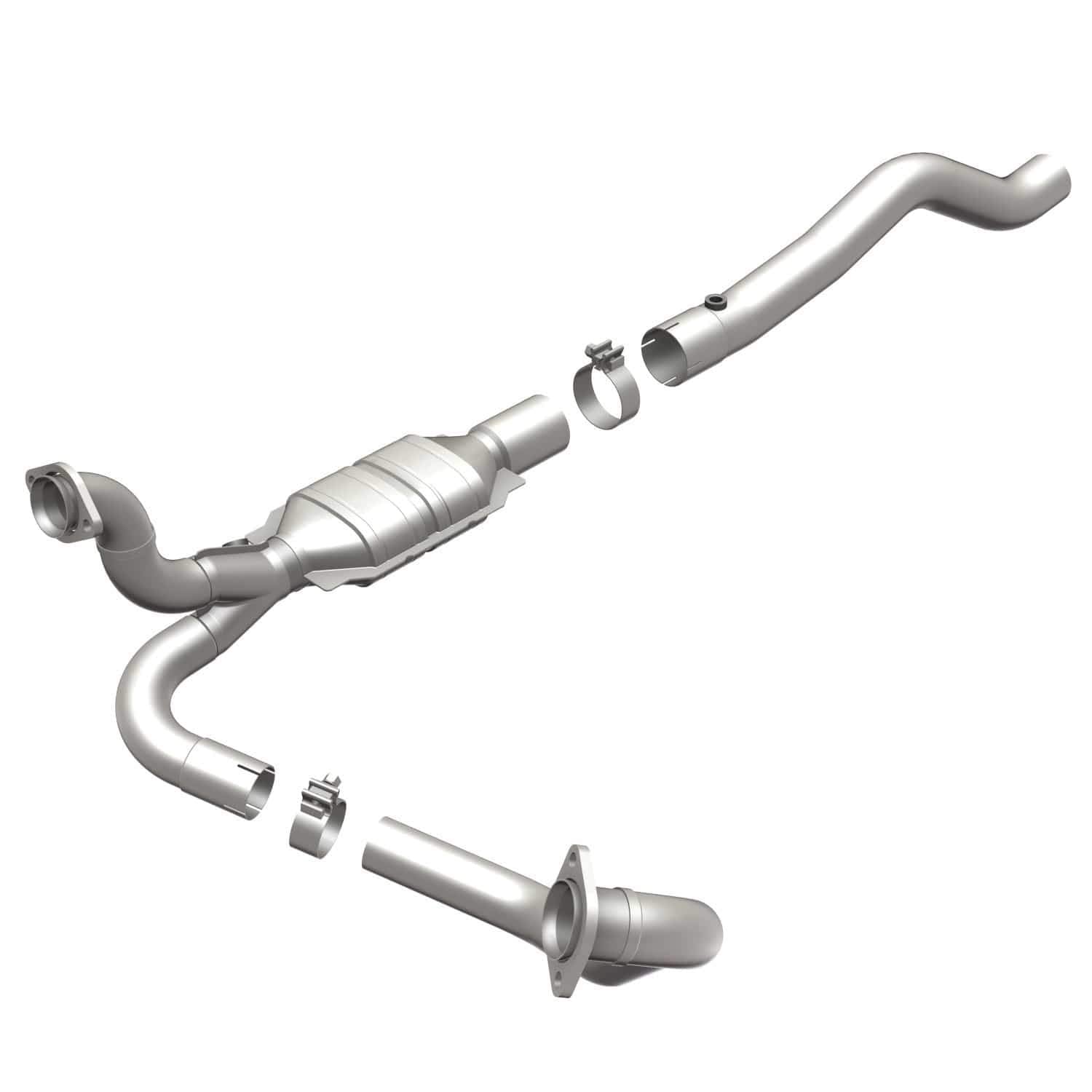 Large MagnaFlow Stainless Steel Direct Fit Catalytic Converter 93416