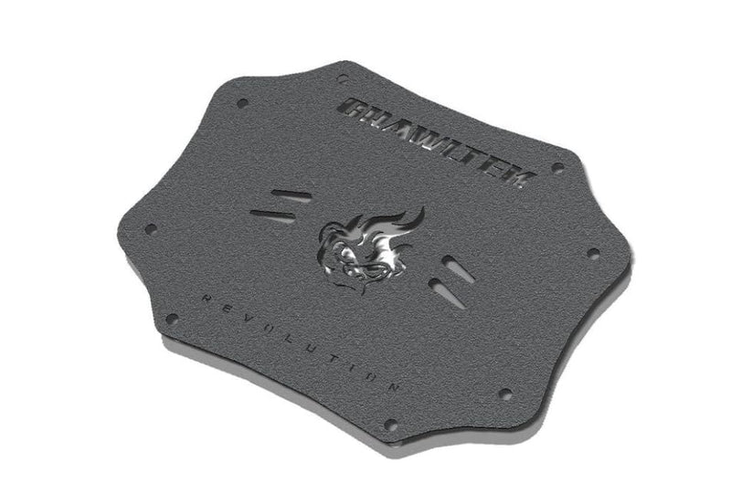 CrawlTek License Plate/Tailgate Plate Relocation Compatible with 2007-2018 Jeep Wrangler JK