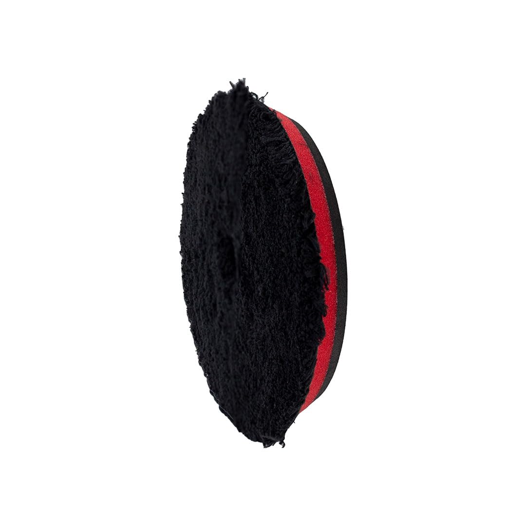 5” Maxshine Universal Premium One-Step Microfiber Polishing Pad | Ultra-Soft Pad Cuts & Polishes in One Step | Dual EVA Cushion Foam with Hook & Loop Backing | DA & Rotary Polisher Compatible