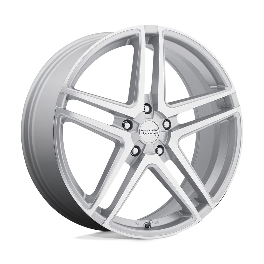 AR907 American Racing 16X7 5X115 5.57 40mm BRIGHT SILVER MACHINED FACE - AR90767015440