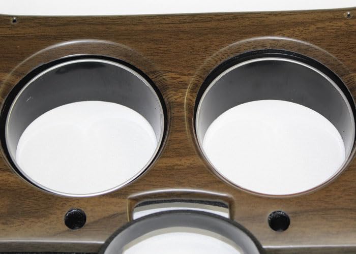 INST781 Brothers Trucks Instrument Bezel - With A/C - Silver/Woodgrain