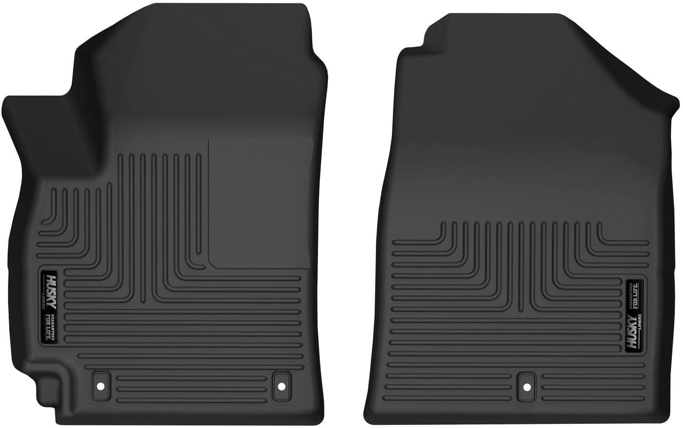 Husky Liners Floor Mats X-act Contour | Fits 2021-2025 Kia Seltos | Front Row, 2-pc Black - 51951