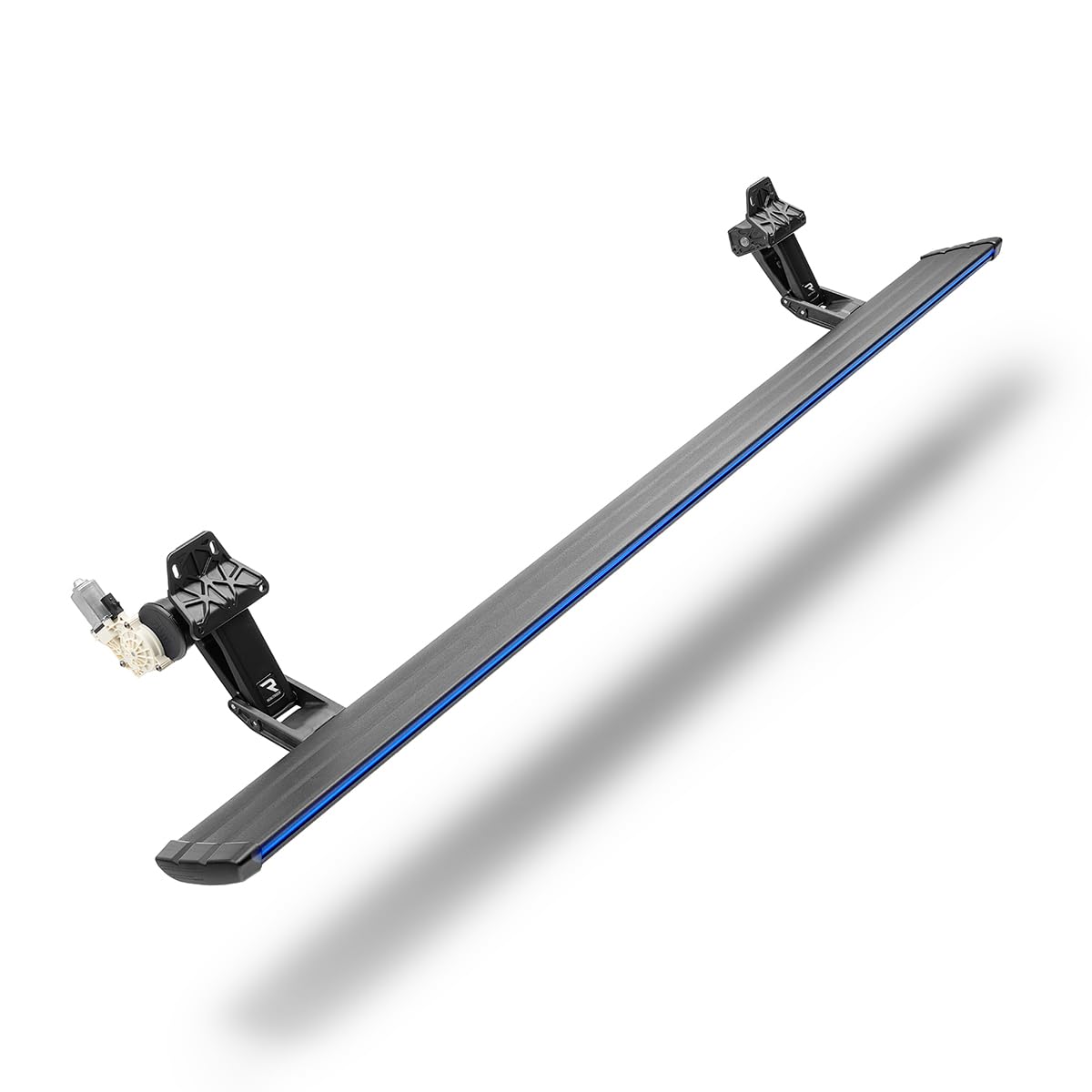 AMP Research RealTruck PowerStep Vision | Fits 2022-2024 Ford F-250/350/450 (2022 Sync 4 Only) SuperCrew Cab | 96242-01A | Rust Proof Aluminum Retractable Electric Steps with LED Step Lights