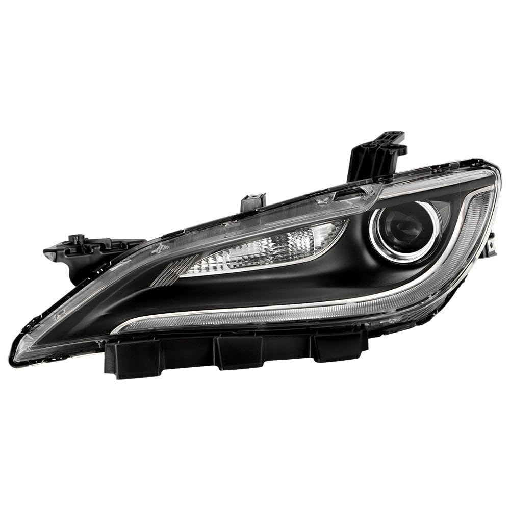 Chrysler 200 15-17 Spyder (POE) Halogen w/LED DRL Chrome Trim 8 pins Headlight - OE Left