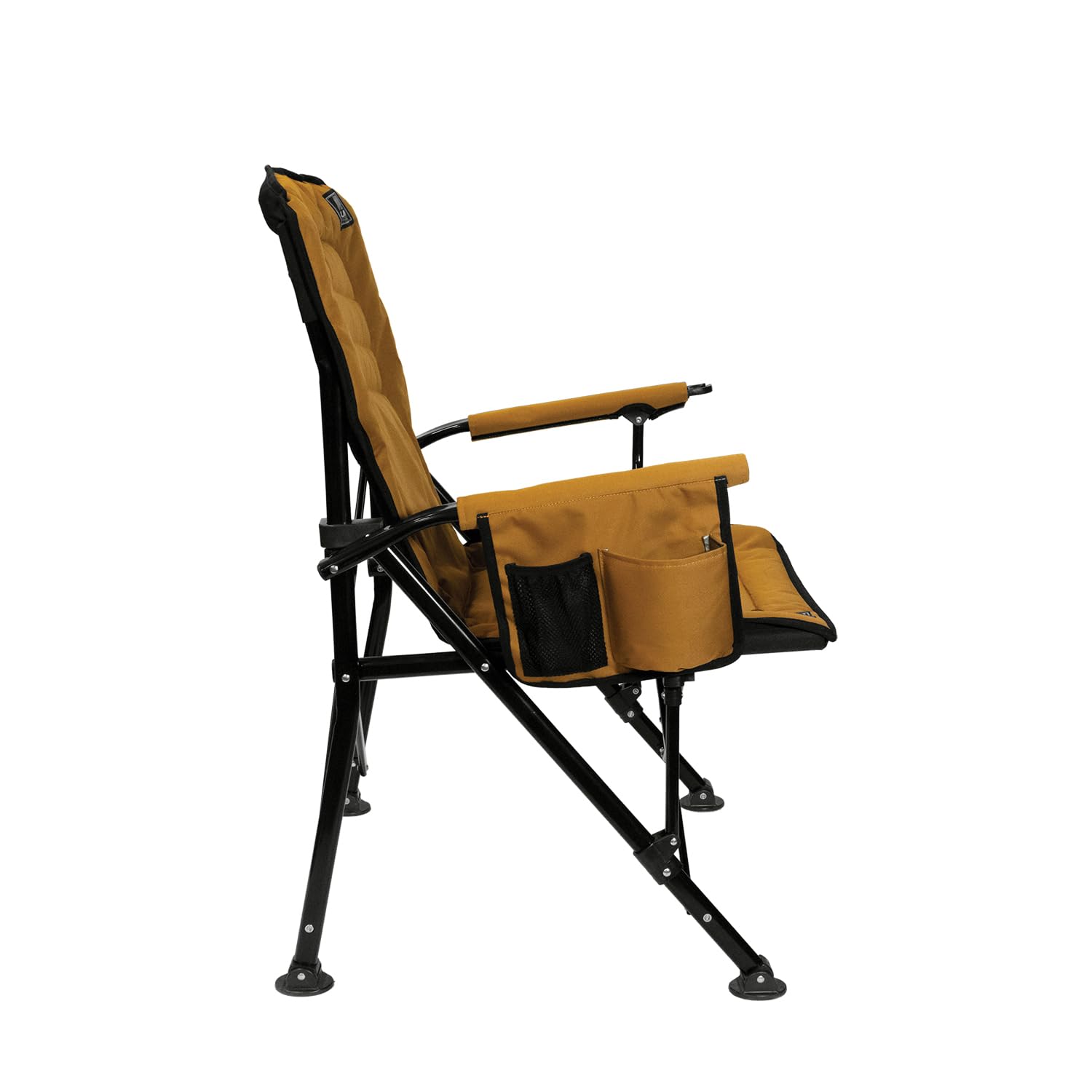 Kuma Switchback Chair Outdoor Gear with Carry Bag, Ultimate Portable Luxury Outdoor Chair for Camping (Sierra Black)