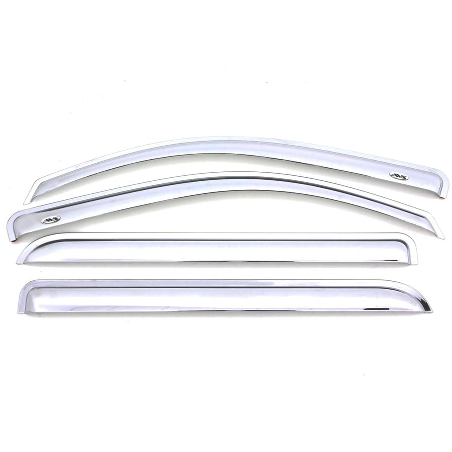Auto Ventshade Outside Mount Rain Guards [AVS] for 2015 - 2020 Cadillac Escalade/Chevrolet Tahoe/GMC Yukon | Window Vent Visors, 4 pcs. - Chrome | 684531