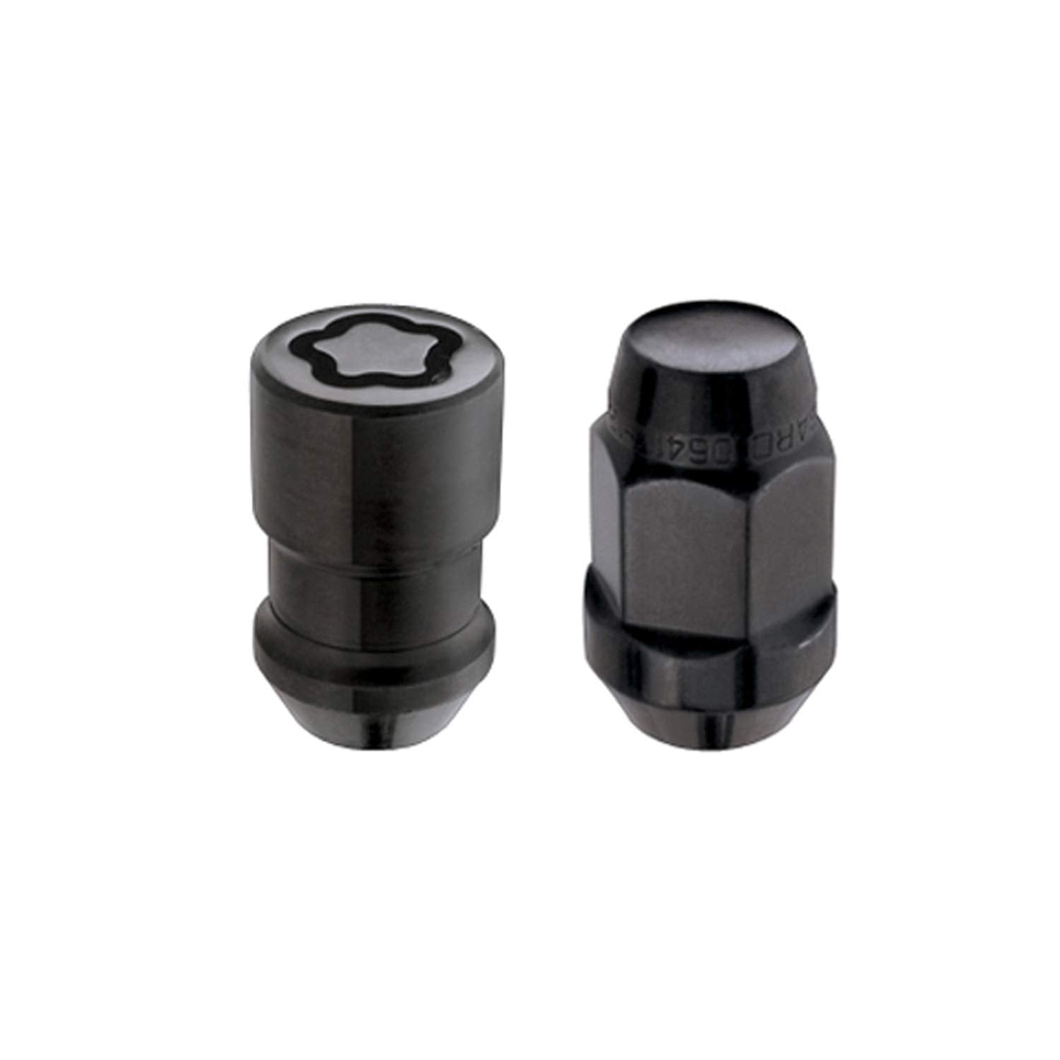 Bulge Style Cone Seat McGard 84538 Black (M12 x 1.5 Thread Size) Wheel Installation Kit for 5-Lug Wheels